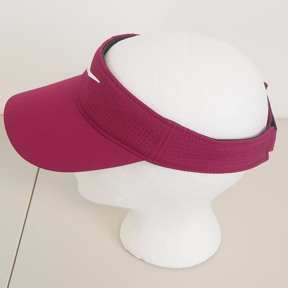 Nike Dri-FIT AeroBill Women's Visor Purple Golf Tennis Pickleball Lightweight - Picture 2 of 8